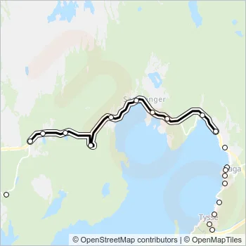 940 Bus Line Map
