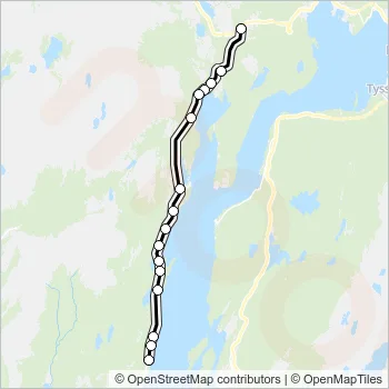 940 Bus Line Map