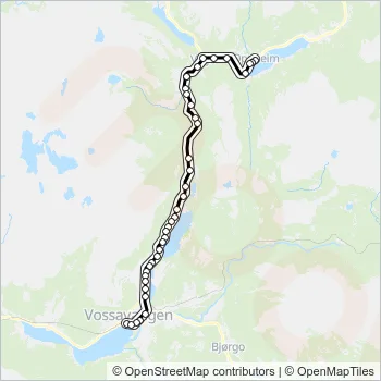 950 Bus Line Map