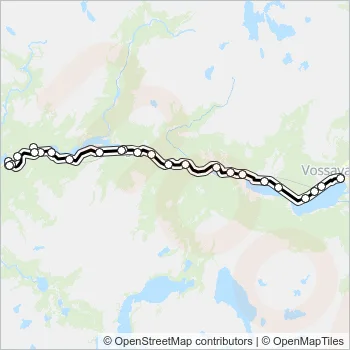 950 Bus Line Map