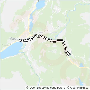 951 Bus Line Map