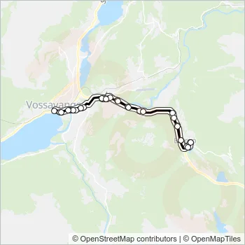 951 Bus Line Map