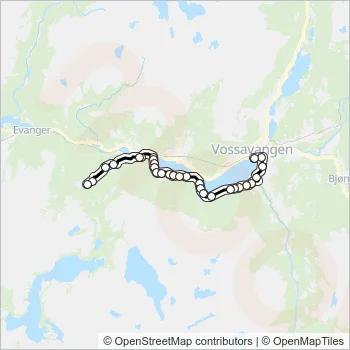 952 Bus Line Map