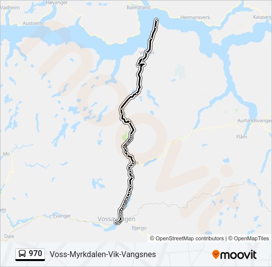 970 Bus Line Map