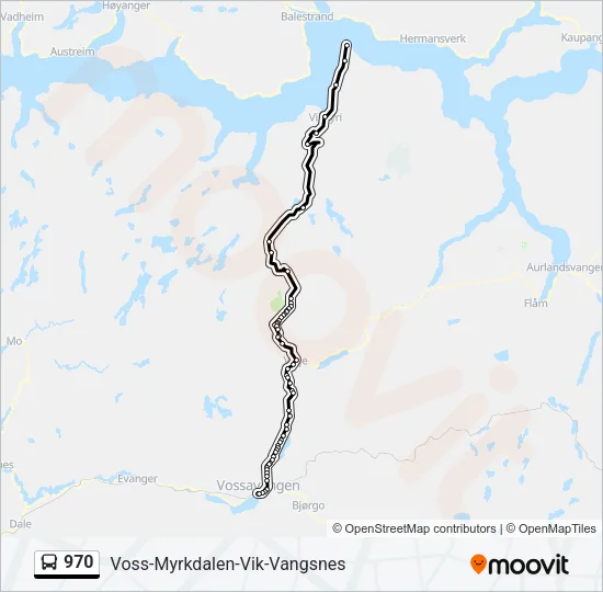 970 Bus Line Map