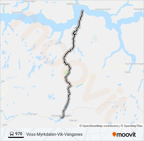 970 Bus Line Map
