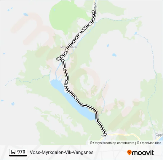 970 Bus Line Map