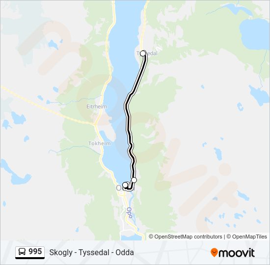995 Bus Line Map