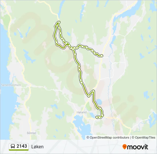 2143 Bus Line Map
