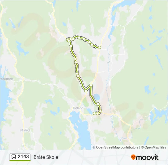 2143 Bus Line Map