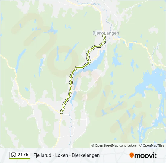 2175 Bus Line Map