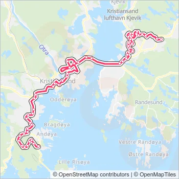 M2 Bus Line Map