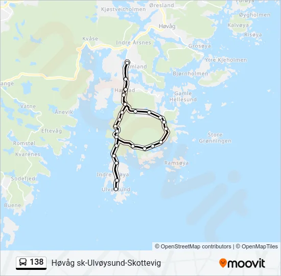 138 Bus Line Map