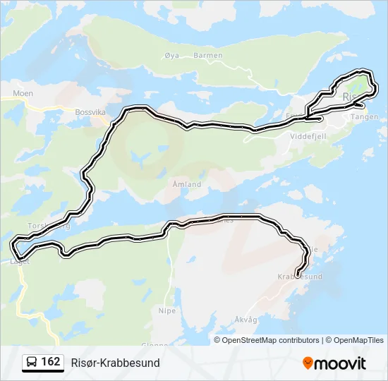 162 Bus Line Map