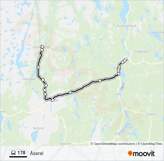 178 Bus Line Map