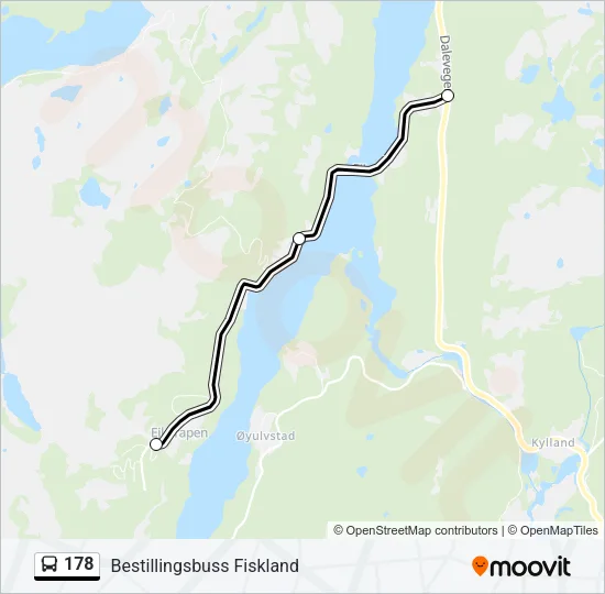 178 Bus Line Map
