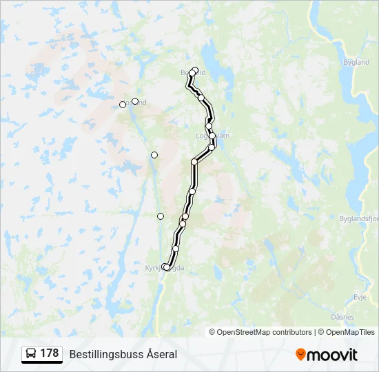 178 Bus Line Map