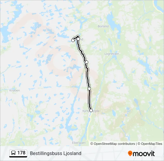 178 Bus Line Map