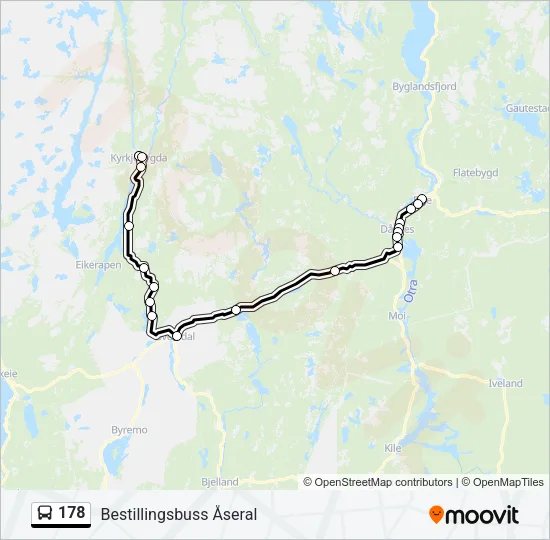 178 Bus Line Map