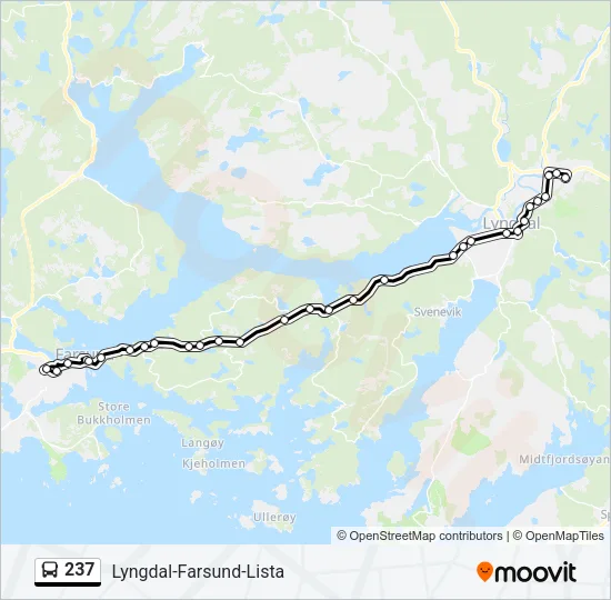 237 Bus Line Map