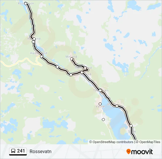 241 Bus Line Map