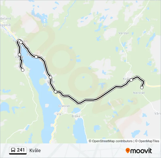 241 Bus Line Map