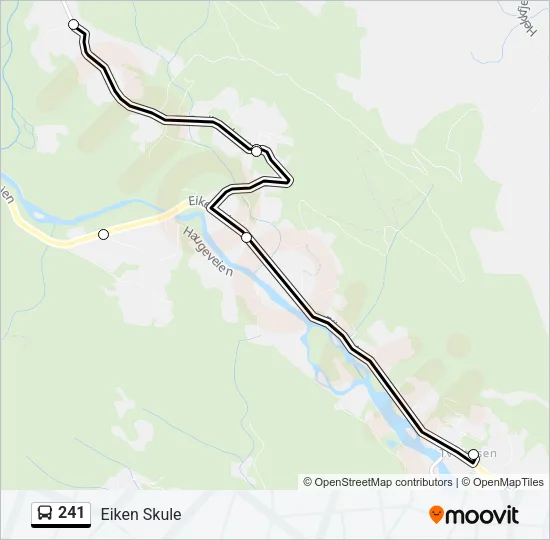 241 Bus Line Map