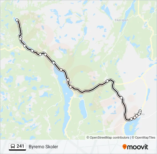 241 Bus Line Map