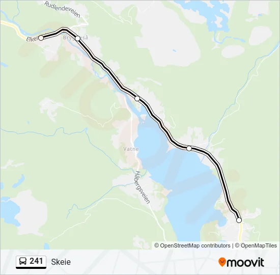 241 Bus Line Map