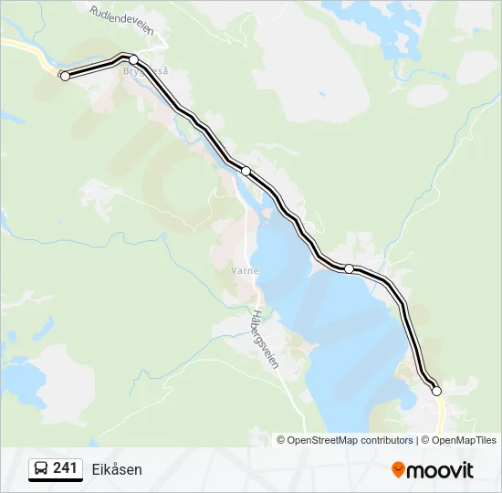 241 Bus Line Map