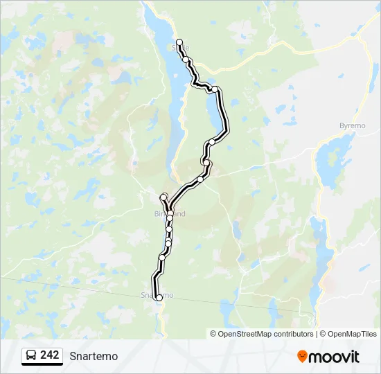 242 Bus Line Map