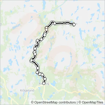 252 Bus Line Map