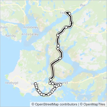 256 Bus Line Map