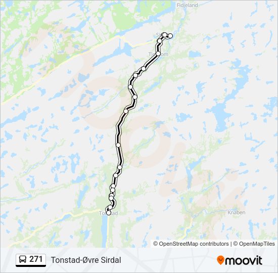 271 Bus Line Map