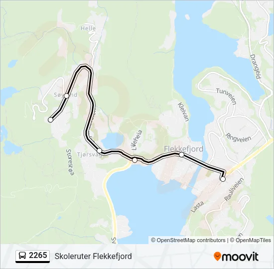 2265 Bus Line Map