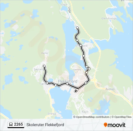 2265 Bus Line Map