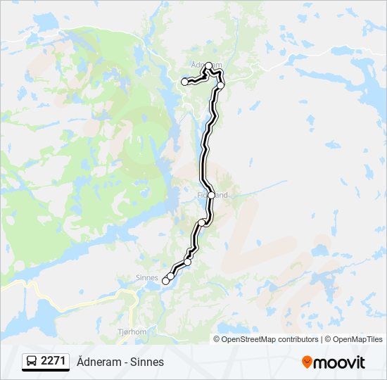 2271 bus Line Map