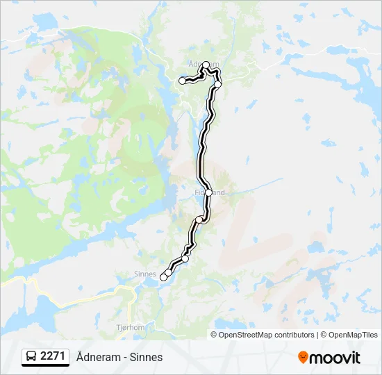 2271 Bus Line Map