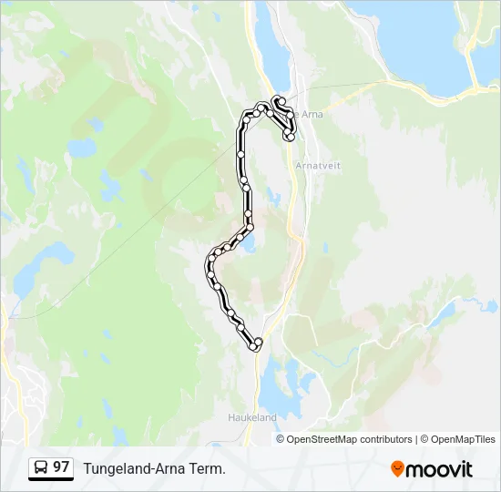 97 Bus Line Map