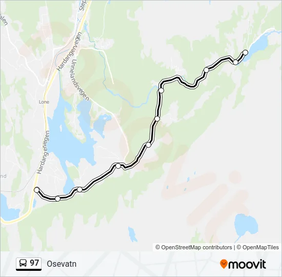 97 Bus Line Map