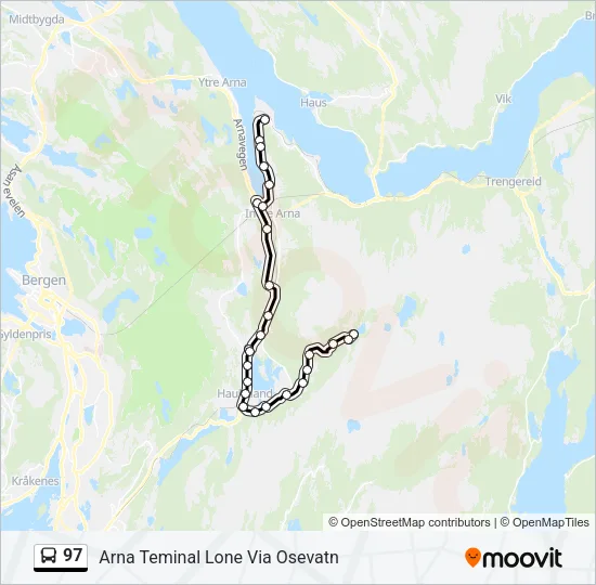 97 Bus Line Map