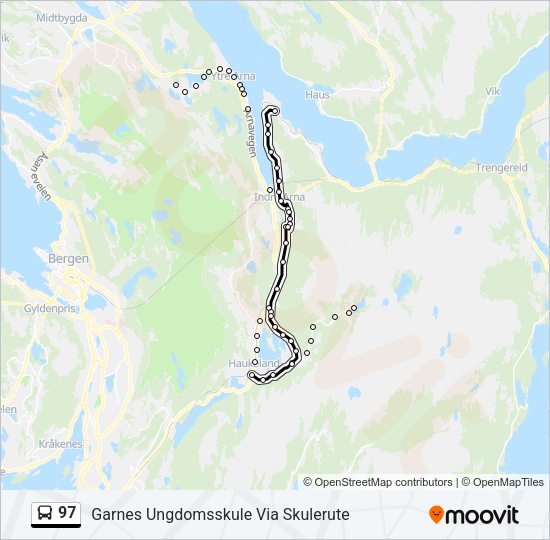 97 Bus Line Map