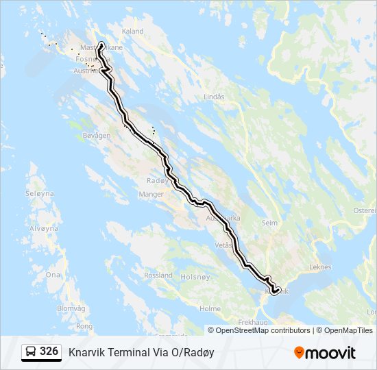 326 bus Line Map