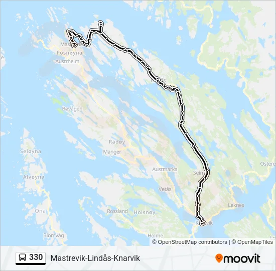 330 Bus Line Map