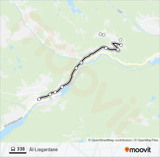 338 Bus Line Map