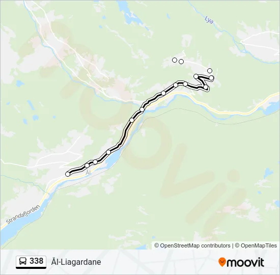 338 Bus Line Map