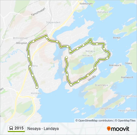 2015 Bus Line Map