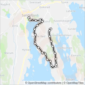 1269 Bus Line Map