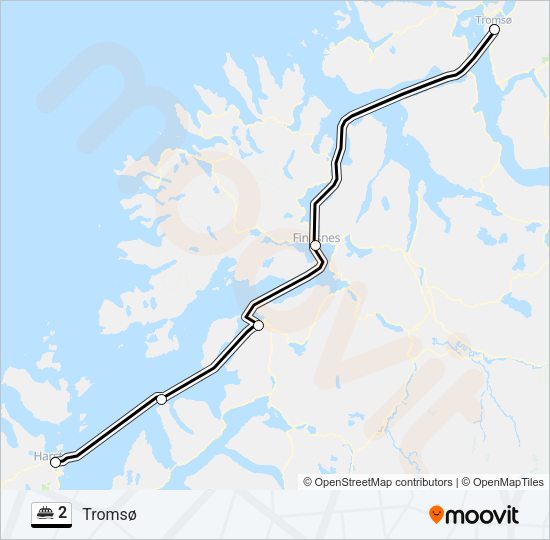 2 Ferry Line Map