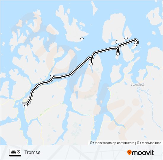 3 Ferry Line Map